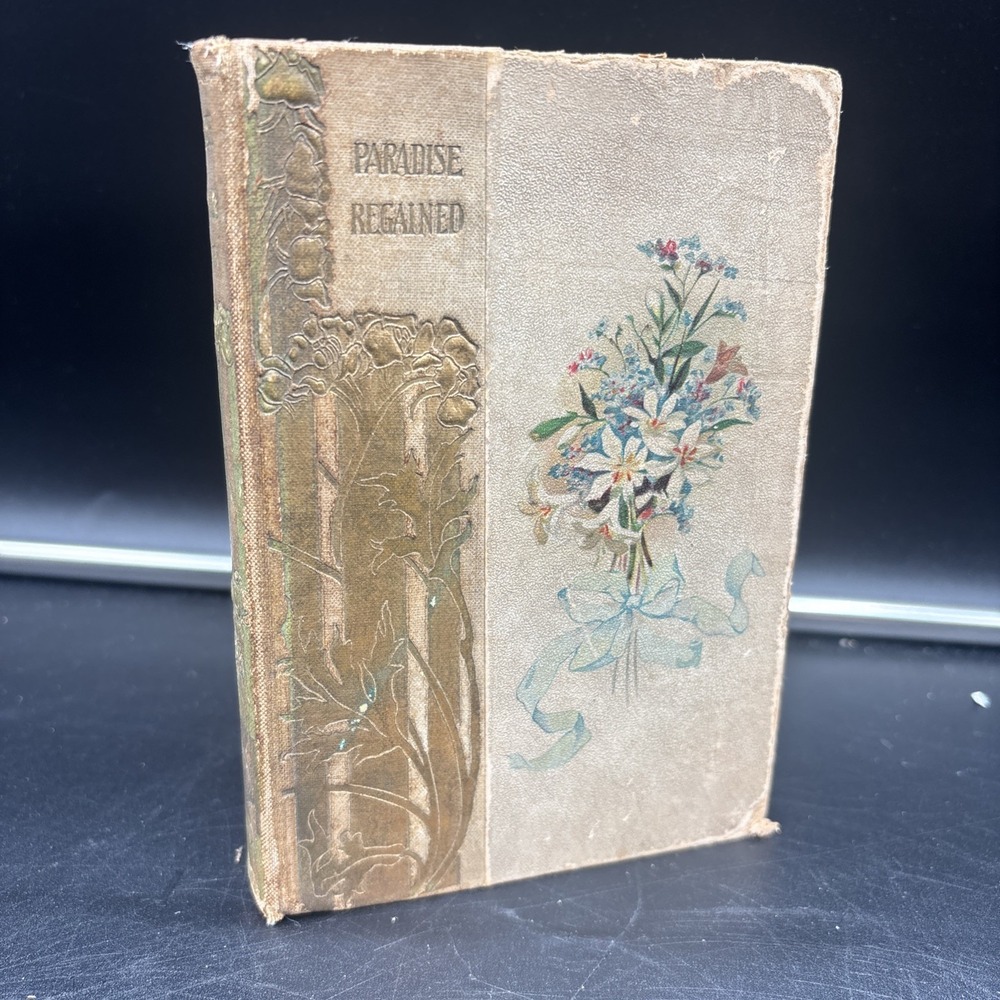 Antique Paradise Regained & Samson Agonistes John Milton HM Caldwell Beautiful